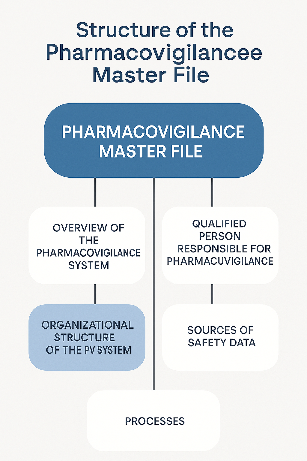 Pharmacovigilance Master File structure