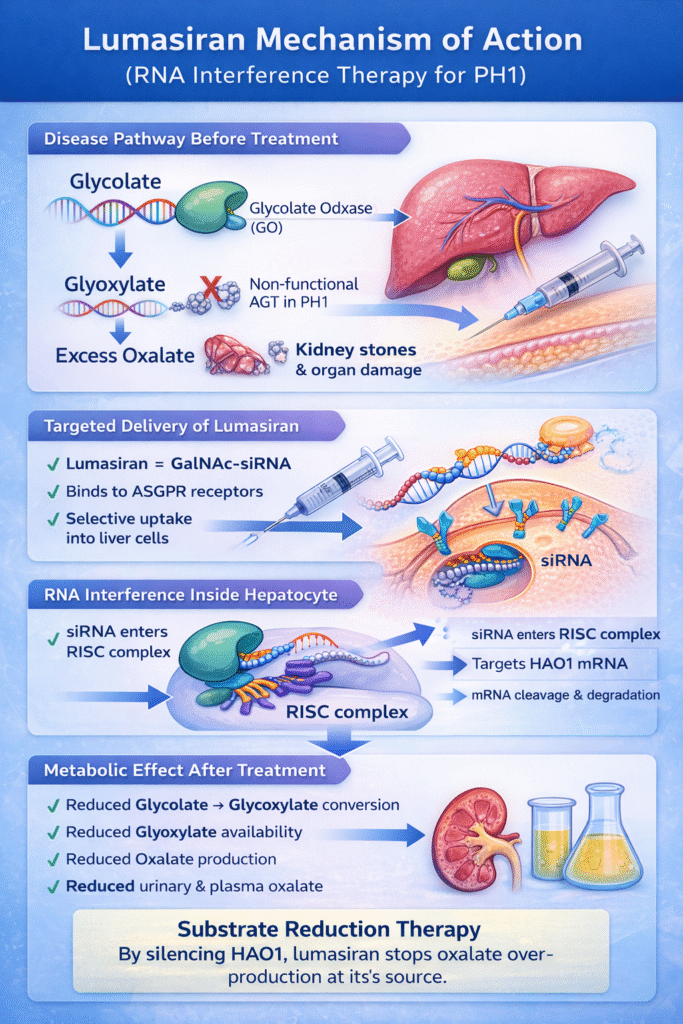  Lumasiran Mechanism of action