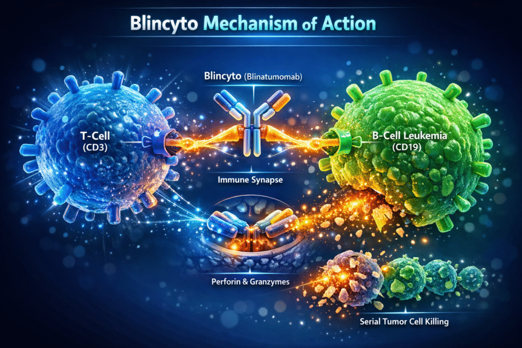  Blincyto mechanism of action